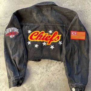 Kansas City Chiefs - Black Jean Jacket - Small